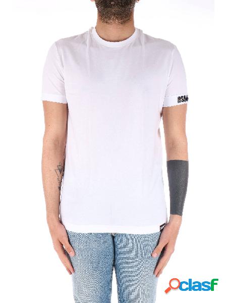 DSQUARED T-shirt Manica Corta Uomo Bianco