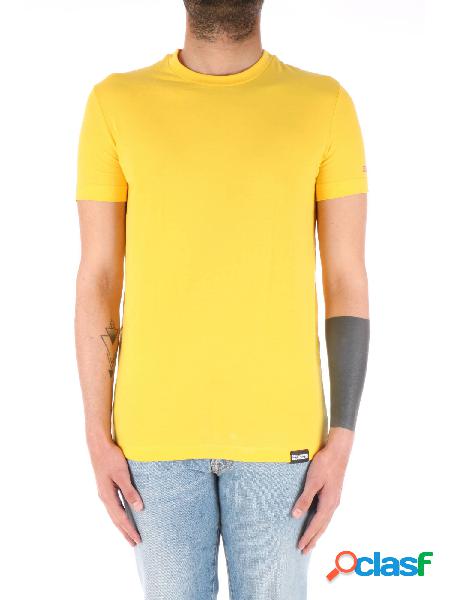 DSQUARED T-shirt Manica Corta Uomo Giallo