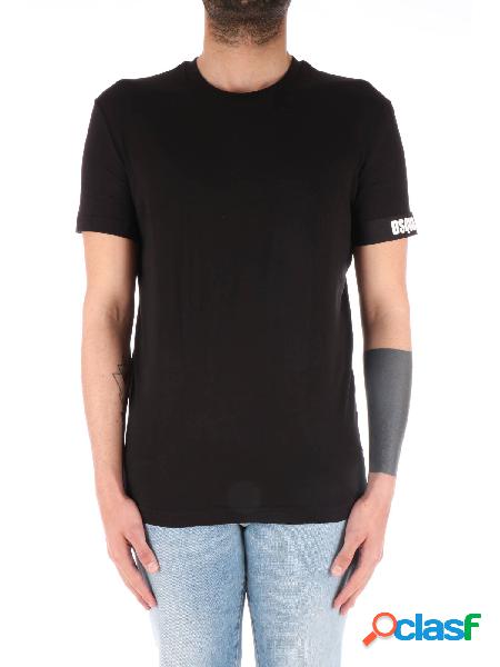 DSQUARED T-shirt Manica Corta Uomo Nero