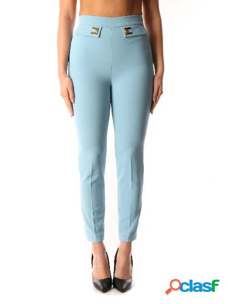 ELISABETTA FRANCHI Pantaloni Classici Donna Carta zucchero