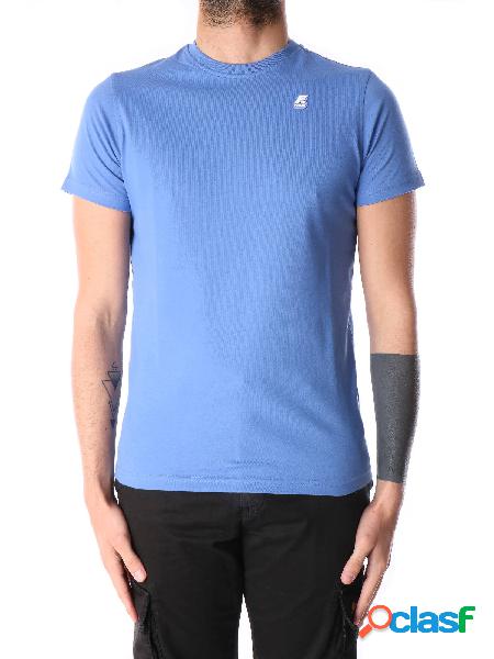 K-way T-shirt Manica Corta Uomo Blu oltremare