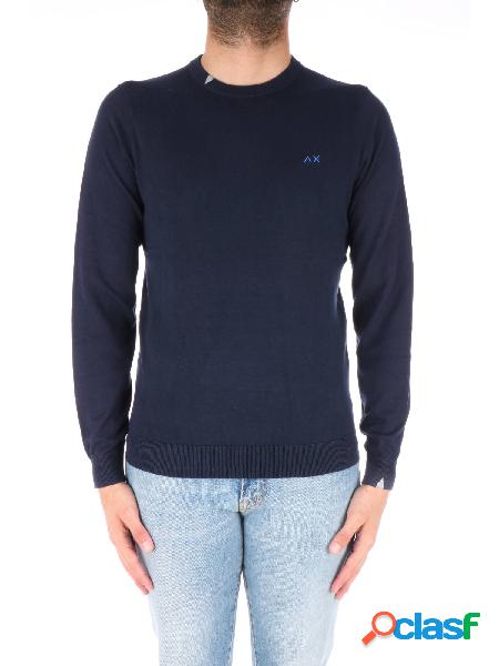 SUN68 Maglieria Girocollo Uomo Blu