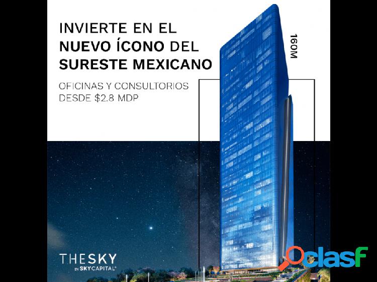 Sky Offices, en el único rascacielos de la Top City Mérida