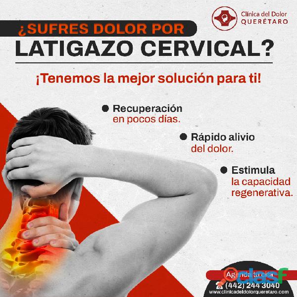 ¿Sufres de dolor por latigazo cervical?