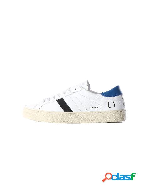 D.A.T.E. Sneakers Basse Uomo Bianco/bluette