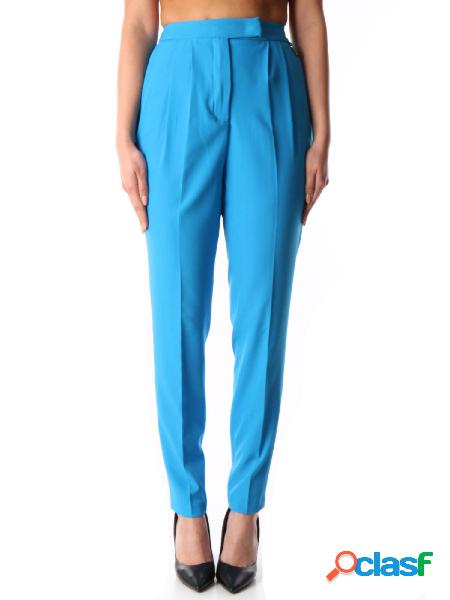 GAëLLE PARIS Pantaloni Chino Donna Blu cobalto