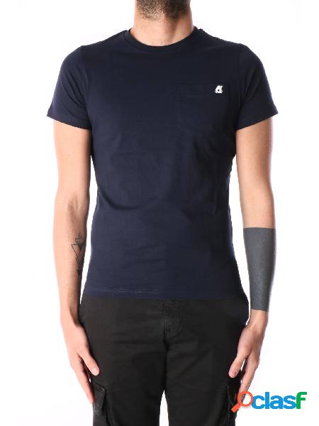 K-way T-shirt Manica Corta Uomo Blu