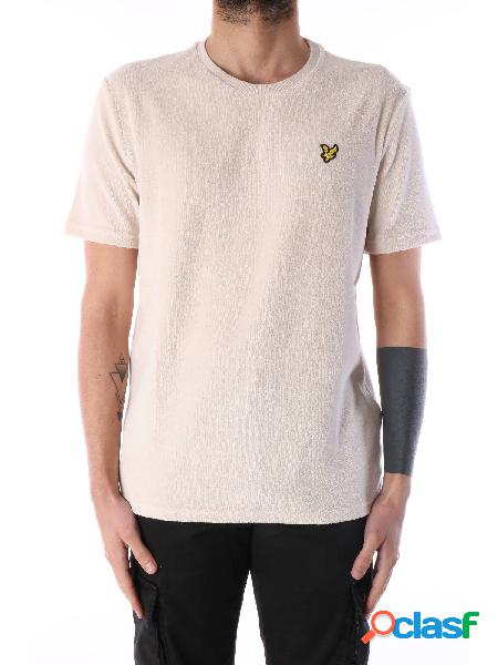 Lyle & Scott T-shirt Manica Corta Uomo Beige